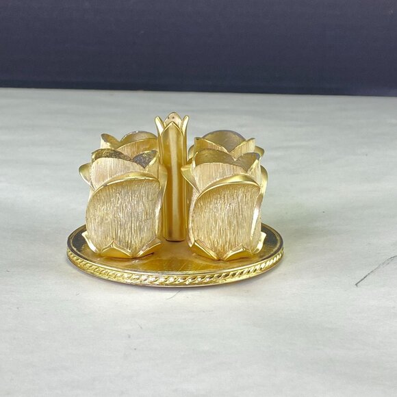 Vintage Avon Golden Vanity Rose Lipstick Holder - Picture 2 of 12